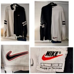 Vintage Nike rugby polo long sleeve 1980s